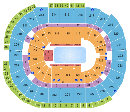 SAP Center Disney On Ice Seating Chart